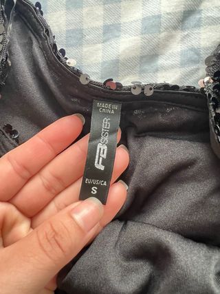 Mono lentejuelas manga larga