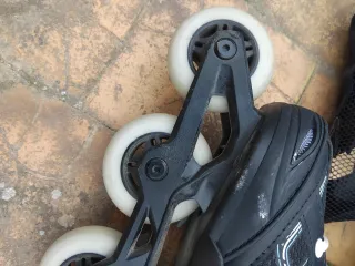 Patines Decathlon con protección y casco