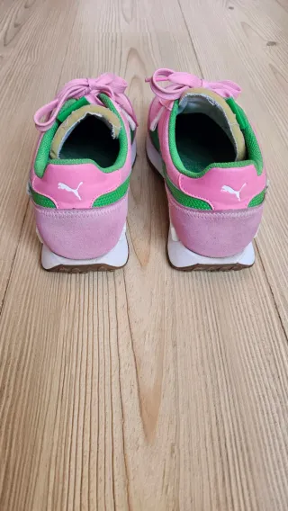 Zapatillas Puma Rosa y Verde