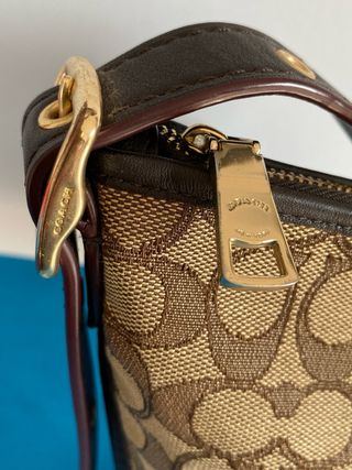 Bolso piel/tela Coach
