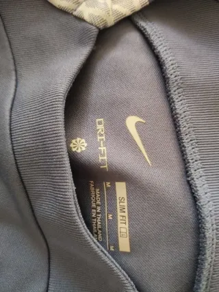 Camiseta Nike Talla M Azul y Gris