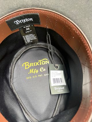 Sombrero Brixton Negro/Marrón