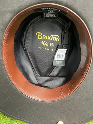 Sombrero Brixton Negro/Marrón