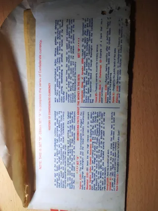 Colección Réplicas Billetes Confederados