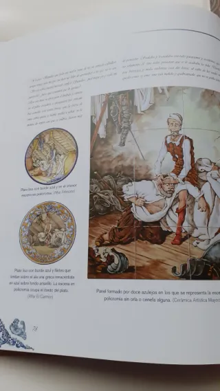 Libro El Quijote en la cerámica. Talavera de la R.