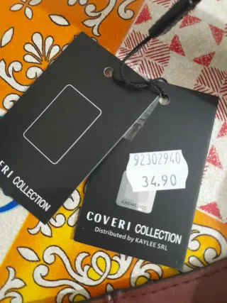 Borsa Coveri Collection marrone