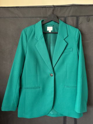 Chaqueta clásica verde