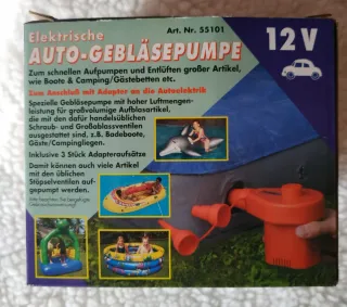 Inflador Coche 12V Auto Gebläsepumpe