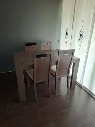 Mueble salón, mesa comedor y mesita centro
