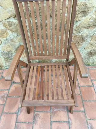 Sillas de teca para exterior