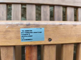 Sillas de teca para exterior