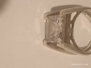 Anillo Plata Circonita Princesa