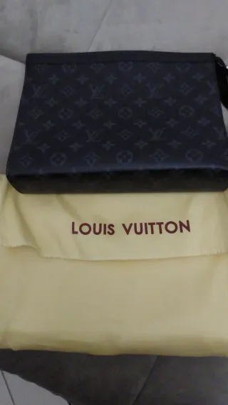 Pochette Louis Vuitton Nera/Grigia