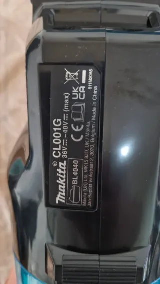 Aspirador Makita 40Vmax XGT BL