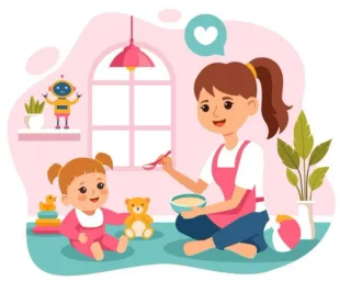 Niñera en vacaciones semana santa