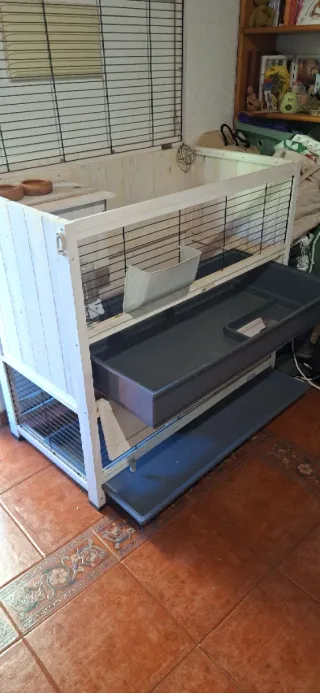 Jaula grande para conejo