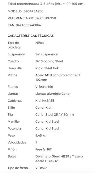 Bicicleta Connor Ray Azul con Ruedines