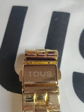 Reloj Tous Oso Circonitas Negro Dorado