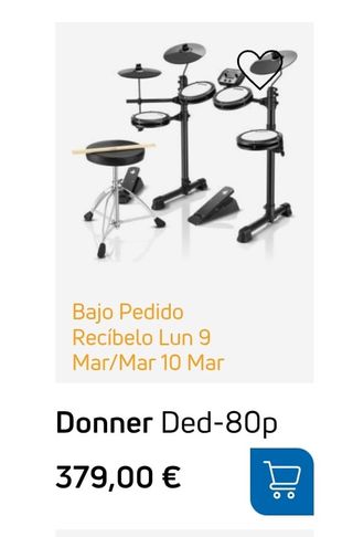 Batería Electrónica Donner