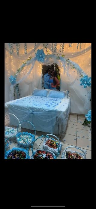 bata de novia gitana + cama de ayuntamiento