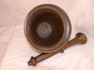 Mortero Antiguo de Bronce Farmacia S.XVIII/XIX