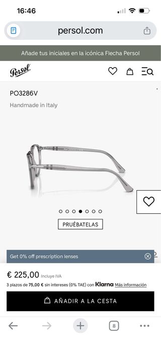 Persol gafas Persol Beige/Marrón/nin@