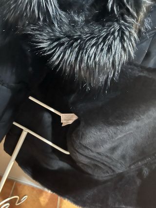 Bershka Chaquetón Negro Talla M