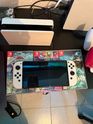 Nintendo Switch OLED Blanca