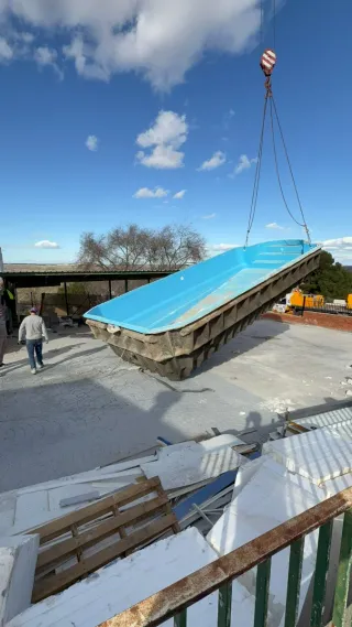 Piscina de 8x4 metros