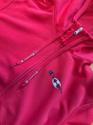 Felpa Champion Zip Rossa