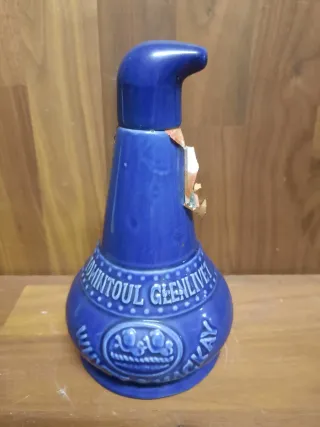 2 Bottiglie Whisky Ceramica Glenlivet Fettercairn