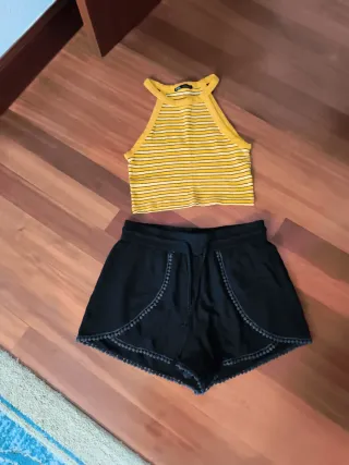 Conjunto Top y Shorts