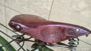 Bicicleta Clásica Verde Frenos de Varilla