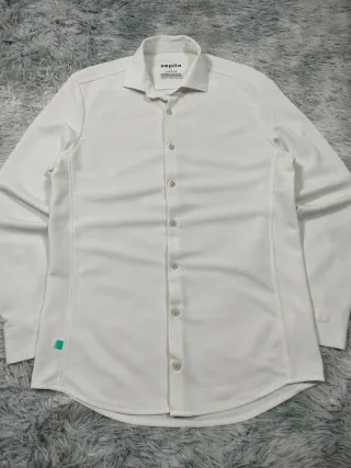 Sepiia Camisa Blanca Alta Tecnología No-Iron Smart