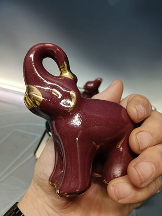 figuras , 4 figuras de cerámica, elefantes