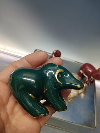 figuras , 4 figuras de cerámica, elefantes