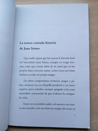 La nunca historia contada de Juan Irineo y otros..