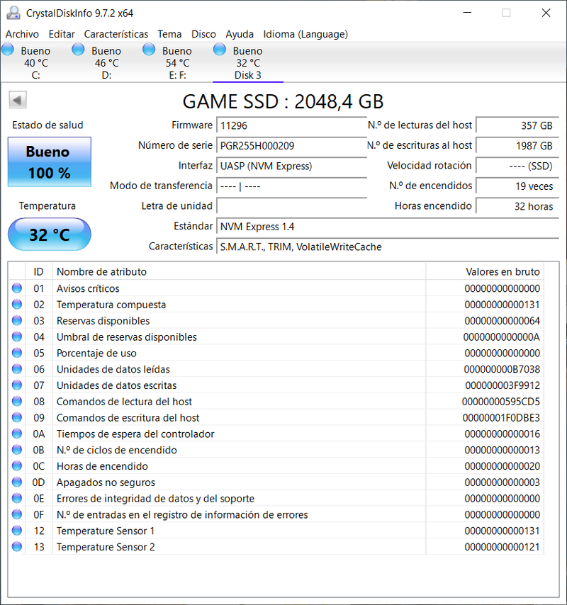 SSD NVMe GAME 2TB PCIe 4.0 PS5 afbeelding 3