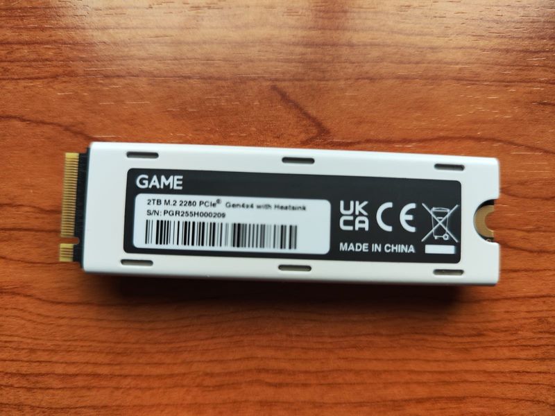SSD NVMe GAME 2TB PCIe 4.0 PS5 afbeelding 2