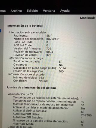 Macbook Pro Retina 2013 Plata Leer