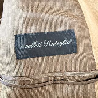 Blazer vintage oversize in velluto beige