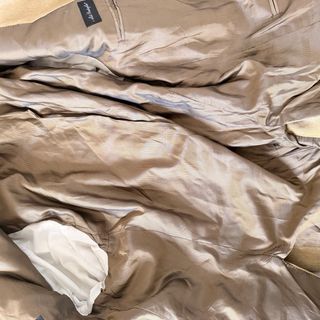 Blazer vintage oversize in velluto beige