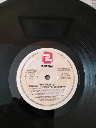 Vinilo Chiquetete Ser Amante Flamenco