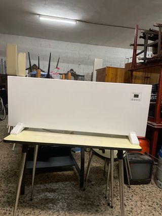 Panel radiante eléctrico portátil blanco