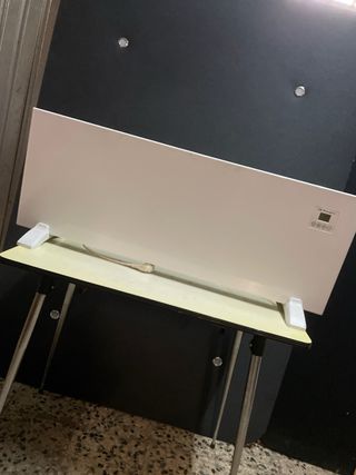 Panel radiante eléctrico portátil blanco