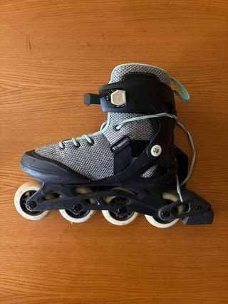 Patinete en línea talla 39 + rodilleras