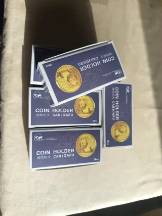 Cartoncillos para Monedas, coin holder