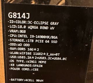 Portátil ASUS ROG Strix G18 Negro