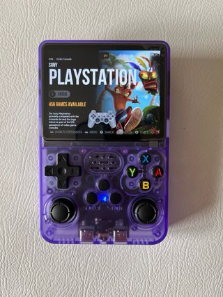 Consola R36S Morada 128 gb (leer descripción)