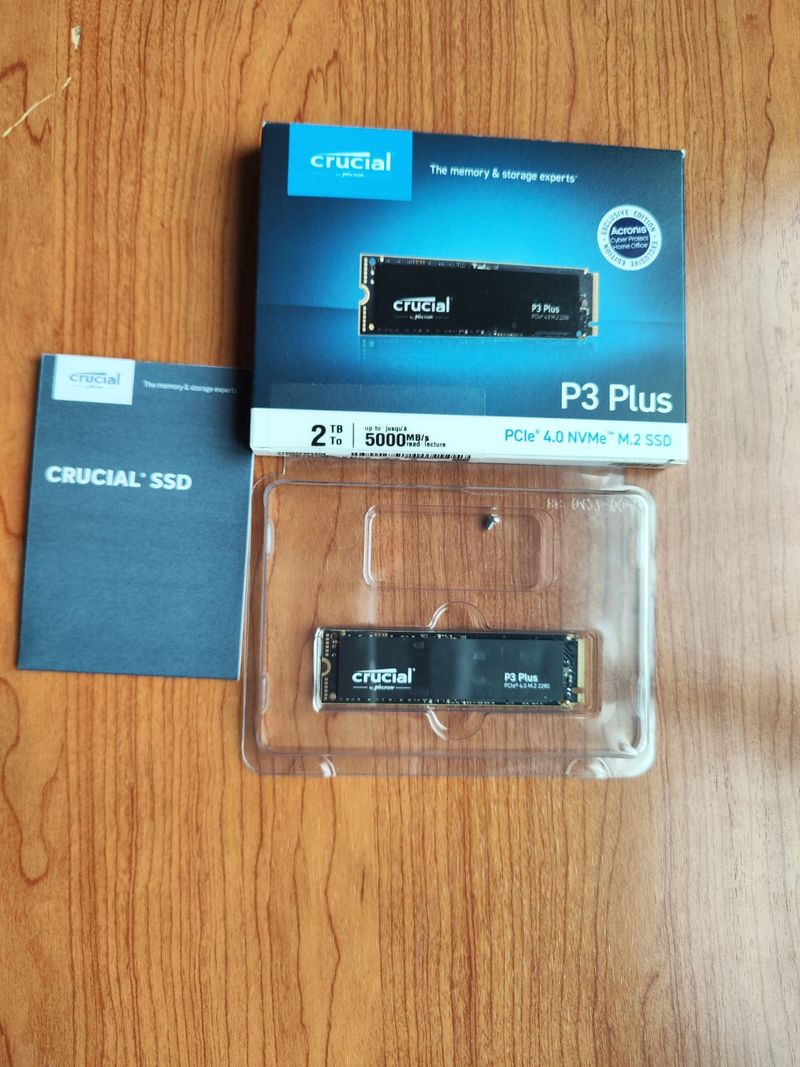 Crucial P3 Plus 2TB NVMe PCIe 4.0 SSD